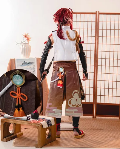 Vista 3 de Nuoqi Beidou Baal Yae Miko Venti - Conjunto completo de disfraces de anime y cosplay para mujer