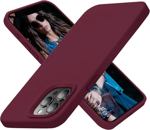 Vista 15 de Cordking Funda diseñada para iPhone 15 Pro Max, funda de silicona ultradelgada a prueba de golpes con [forro de microfibra suave antiarañazos], 6.7