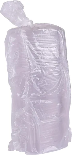 Vista 8 de ECO PRODUCTS Contenedores de delicatessen compostables de 12oz transparentes rectangulares con tapas, caja de 300, para preparación de comidas