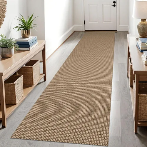 Vista 59 de KOZYFLY - Tapetes de pasillo bohemios, lavables, con respaldo de goma antideslizante, de algodón, para interiores, puerta trasera, habitación