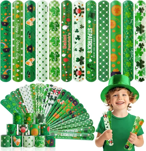 Vista 9 de Childom 36 piezas Pulseras de bofetada de Pascua, pulseras de decoración de Pascua, regalos, pulseras de conejo, presentes para rellenos de bolsas