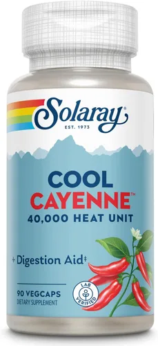Solaray Cayena fresca, 90 cápsulas