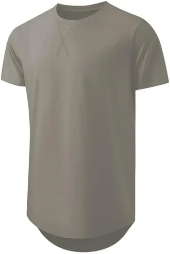 Vista 4 de JMIERR Paquete de 3 camisetas de algodón Hipster Hip Hop de cuello redondo para hombre