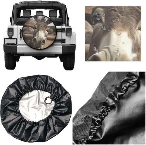 Vista 20 de Cactus Floral Plantas Suculentas Naturaleza Cubierta de Llanta de Repuesto Protector de Rueda A Prueba de Polvo Cubierta de Neumático de Rueda Para