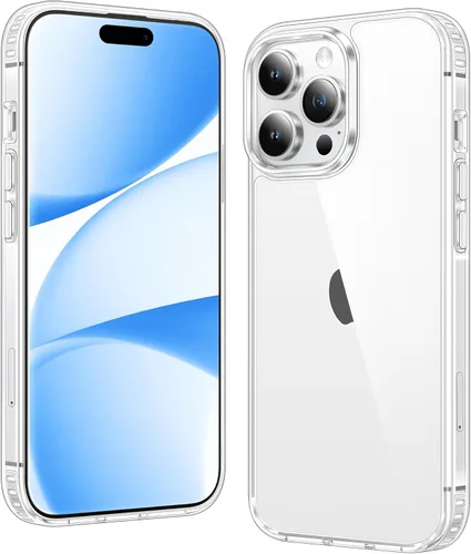 Vista 273 de FNTCASE para iPhone Air Case Clear: Fundas magnéticas para teléfono con protector de pantalla a prueba de caídas, compatibles con Magsafe, delgadas