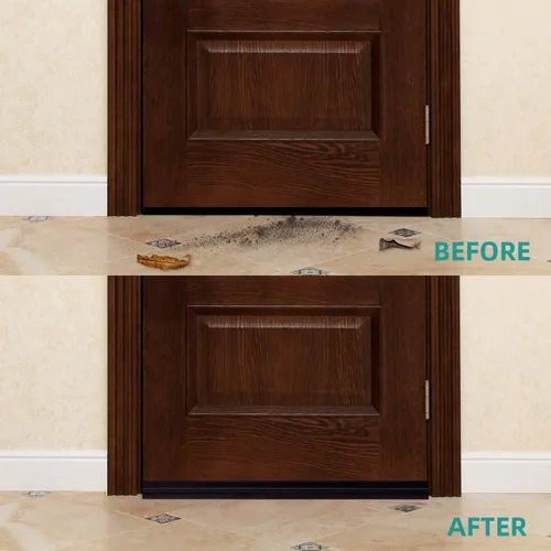 Vista 5 de Suptikes Paquete de 2 Topes de Corriente de Aire para Puerta, Barrido de Puerta para Puertas Exteriores e Interiores, Sello Inferior de Puerta