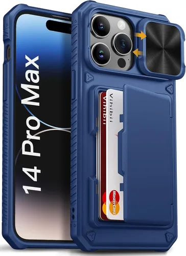 Vista 13 de Vihibii Funda tipo cartera para Google Pixel 9a con tarjetero (4 tarjetas), [bloqueo RFID], cubierta de cámara deslizante y bordes elevados