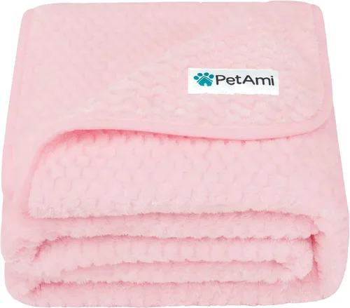 Vista 22 de PetAmi Manta impermeable para perro, manta a prueba de fugas para perros pequeños y medianos, protector de sofá y muebles, manta de forro polar