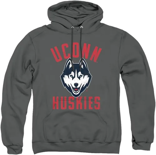 Vista 173 de LOGOVISION Colección oficial de sudaderas con capucha para adultos con logotipo desgastado grande universitario