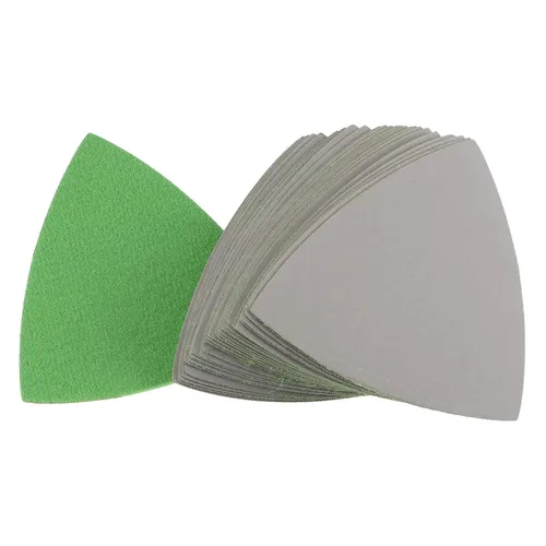 Vista 16 de TA-VIGOR 8 almohadillas de lijado triangulares de grano 800, almohadillas de lijado de carburo de silicona con gancho y bucle para multiherramienta