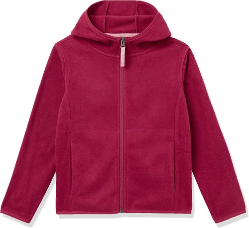 Vista 8 de Amazon Essentials Chaqueta ligera con capucha y forro polar para niñas y niños pequeños, con cremallera completa Azul Marino
