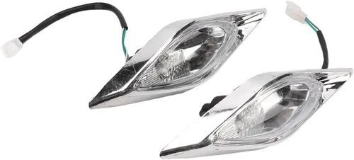 Vista 3 de POCREATION Juego de faros delanteros LED ATV, lámpara izquierda y derecha de 3 cables de 12 V para 125 4 ruedas Quad