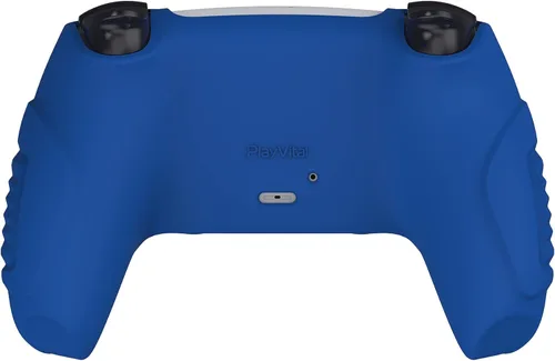 Vista 8 de PlayVital Raging Warrior Edition Controller Protective Case Cover for PS5, Anti-Slip Rubber Protector for PS5 Wireless Controller, Soft Silicone