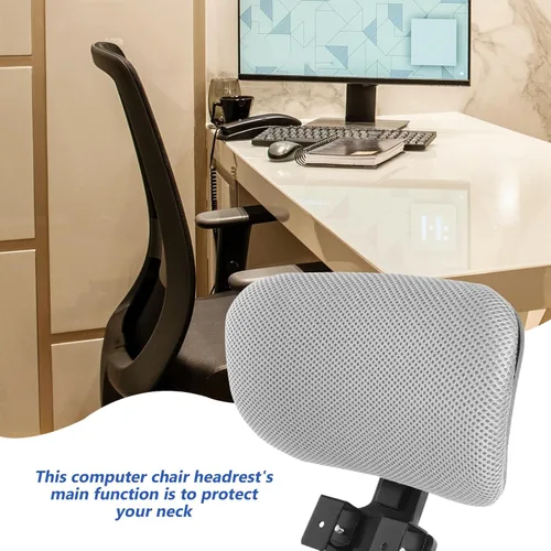 Vista 6 de Accesorio para reposacabezas de silla de oficina Universal: Extensión de silla de reposacabezas ajustable Accesorios de oficina - Cojín de soporte