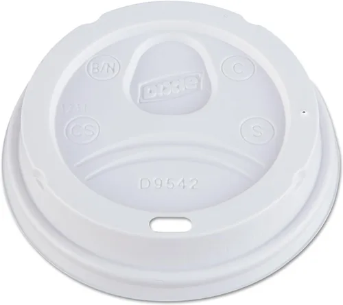 Georgia-Pacific Dixie - Tapas para tazas de café caliente de 10 onzas a 16 onzas por GP PRO (Georgia-Pacific), color blanco, D9542, 1000 unidades