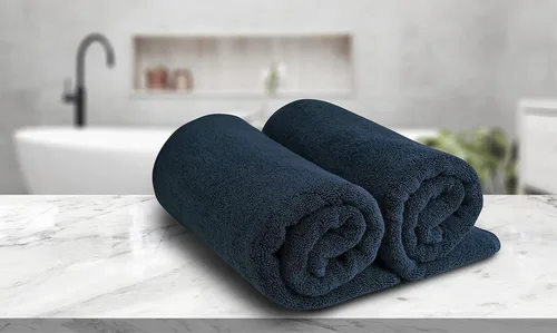 Vista 6 de BIOLINEN Toallas de baño de lujo 100% algodón – Ultra suaves, altamente absorbentes, de secado rápido – Calidad premium para el hogar, spa y hotel