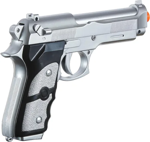 Vista 8 de GoldenBall Kit de inicio de pistola con resorte de bomba Airsoft y pistolas bereta dobles (negro)