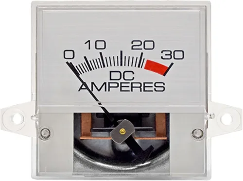 Vista 2 de Red Hawk Amperímetro cuadrado CGR-063 30A compatible con/reemplazo para carritos de golf E-Z-Go Powerwise, PowerWise+ 1994 y más nuevos 28105G01