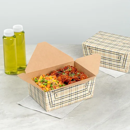 Vista 72 de Restaurantware Bio Tek - Cajas para llevar de 30 onzas, 200 loncheras para llevar, cierre de tabulación, resistentes al calor, desechables, de papel