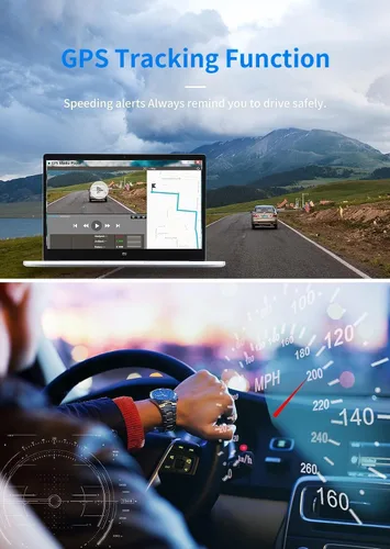 Vista 6 de JOMISE Cámara de espejo retrovisor 4K de 12 pulgadas, espejo retrovisor Full HD 2160P, cámara de tablero de espejo frontal y trasera, cámara WDR