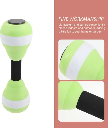 Vista 6 de VANZACK Pesas para Ejercicios Pesas para Ejercicios 1 par de mancuernas flotantes de agua Eva Fitness Deportes Piscina Ejercicio Mancuerna Equipo