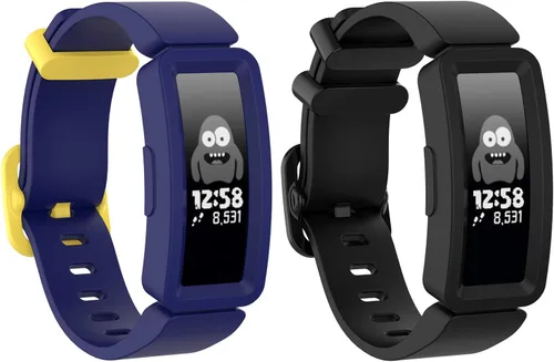 Vista 17 de Watbro Compatible con Fitbit Ace 2 bandas para niños de 6 años en adelante, accesorios de pulsera de silicona suave, correa de reloj, pulseras