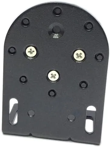 Vista 5 de Kit de soportes de montaje de repuesto para persianas enrollables exteriores Coolaroo inalámbricas para exteriores (negro)