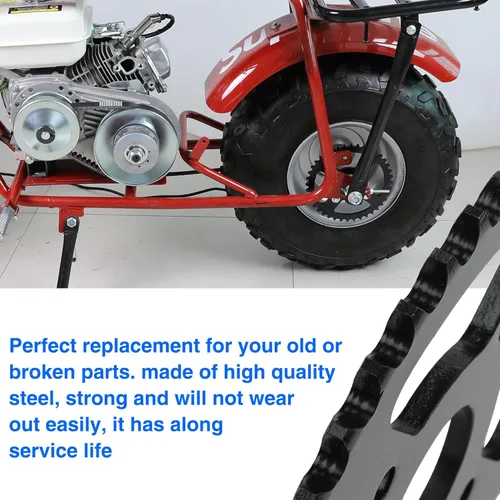 Vista 3 de YOXUFA 40/41/420 cadena 40T diente mini rueda dentada 1.575 in diámetro para Coleman BT200X CT200U CT200U-EX Baja Warrior TrailMaster Massimo MB165