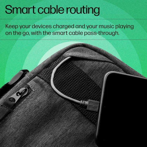 Vista 7 de HP Prelude Bolsa Topload para laptop – Se adapta a laptops de 15.6 pulgadas – Tela duradera con revestimiento resistente al agua, compartimento