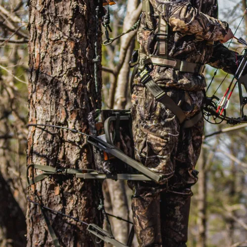 Vista 6 de Summit Treestands Soporte colgante para escalar, Mossy Oak OpenShot SD