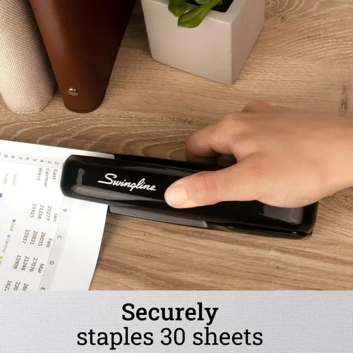 Vista 2 de Swingline 747 - Engrapadora icónica de escritorio, capacidad para engrapar 25 hojas, engrapadora resistente para suministros de escritorio, oficina