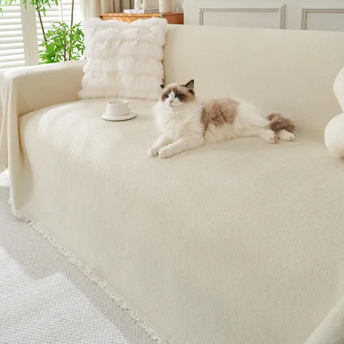 Vista 169 de VClife - Funda para sofá de 3 plazas o en forma de L, antideslizante, lavable, apta para perros, suave, protectora, que no se frisa, negro, 71 x 134