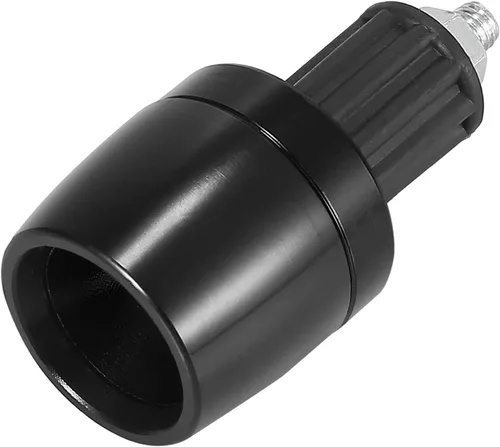 Vista 5 de Motoforti 2 unids Universal 0.709 in Manillar End Tapas Plug Bar End CNC Aleación de aluminio para motocicleta Negro