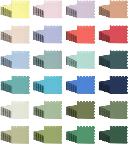 Vista 5 de qiqee Servilletas de cóctel Morandi Colors de 5 x 5 pulgadas, desechables, para bodas, cenas, fiestas de cumpleaños, postre, servilletas de papel
