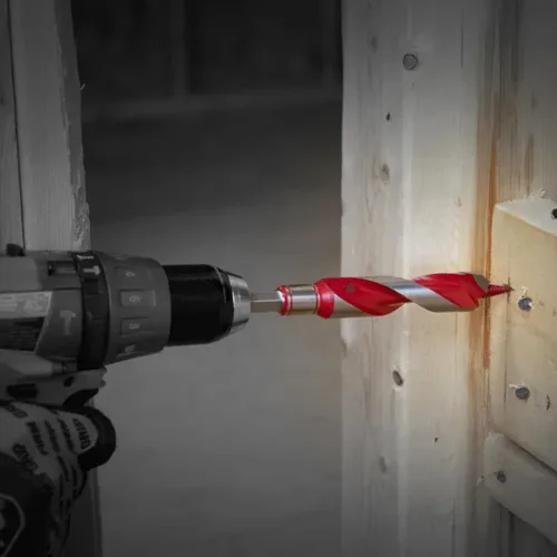 Vista 3 de Diablo - Broca de taladro para madera y madera con clavos - Diámetro de 1 pulgada, longitud de 13 pulgadas, vástago hexagonal de 7/16 pulgadas