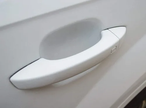 Vista 2 de Película protectora de pintura transparente 3M de ajuste personalizado para manija de puerta automotriz (juego de 4) para Mercedes Benz GLA Clase
