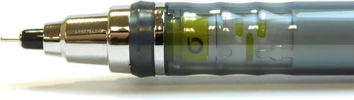 Vista 2 de Uni Kurutoga - Portaminas estándar, 0.012 in, negro (M34501P.24)