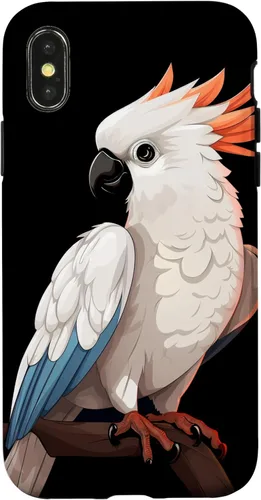 Vista 5 de iPhone 16 Cockatoo Parrot Tropical Bird Case