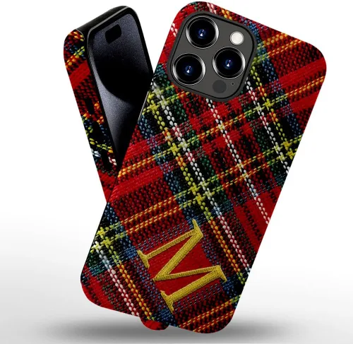 Vista 3 de DAIZAG Funda para iPhone 16 15 14 13 Pro Max Plus 12 11, carcasa rígida híbrida personalizada de 2 capas para regalo de niña y mujer, monograma