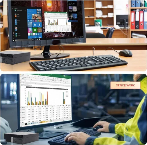 Vista 5 de Dell Computadoras de escritorio OptiPlex 3040, Intel Core i7-6700 3.4GHz, 16 GB Ram nuevo SSD de 512 GB, Intel AC7260 WiFi Bluetooth integrado