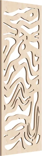 Vista 100 de Ekena Millwork WALW10X25X0375NFDRO Northfield Paneles de pared decorativos de madera con calado, 9 3/8 pulgadas de ancho x 24 3/8 pulgadas de alto