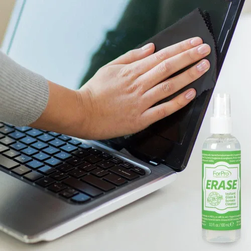 Vista 5 de ForPro Professional Collection Kit de limpieza instantánea de vidrio y pantalla, para pantallas de TV, teléfonos inteligentes, anteojos, espejos