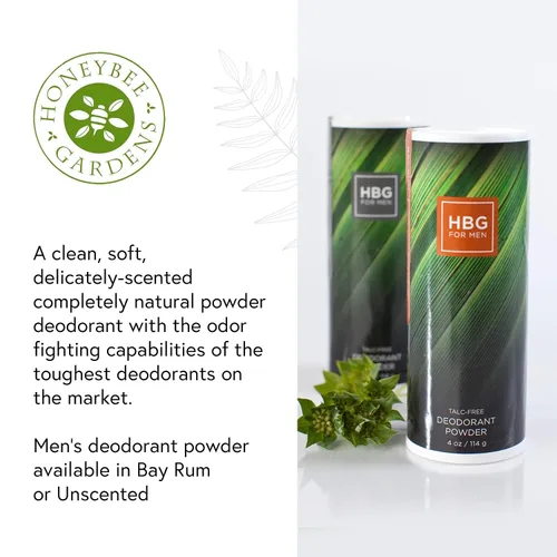 Vista 4 de Honeybee Gardens - Desodorante en polvo, aluminio y libre de talco, 4 oz/114 g