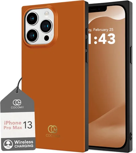 Cocomii - Funda rectangular compatible con iPhone 13 Pro Max/12 Pro Max - Color sólido, tonos de moda, para mujeres, niñas, hombres, funda