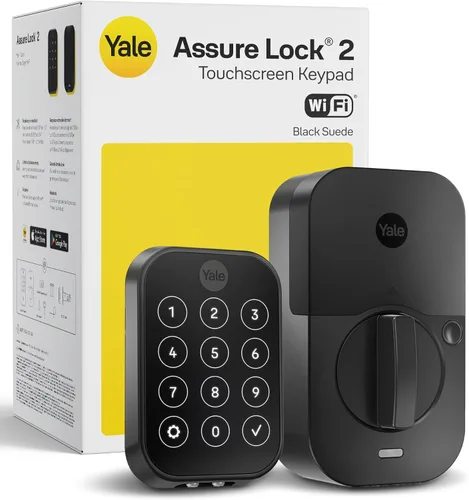 Vista 11 de Yale Home Assure Lock 2 Cerrojo de perno, cerradura de puerta de entrada sin llave de ante negro con teclado táctil digital y conectividad Bluetooth