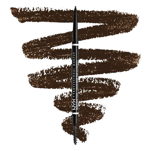 Vista 8 de NYX PROFESSIONAL MAKEUP Lápiz micro para cejas, lápiz preciso para cejas, color gris pardo