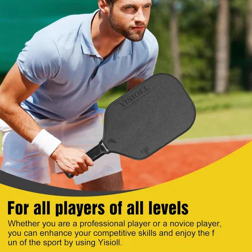 Vista 7 de Pickleball Paddle, Professional Pickleball Paddles with Strong Power and Spin, T700 Carbon Fiber Pickleball Paddle, Durable & Lightweight Pickleball