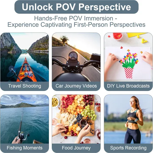 Vista 3 de Soporte de teléfono para el cuello para grabación, soporte magnético para el cuello para teléfonos, soporte de teléfono celular manos libres