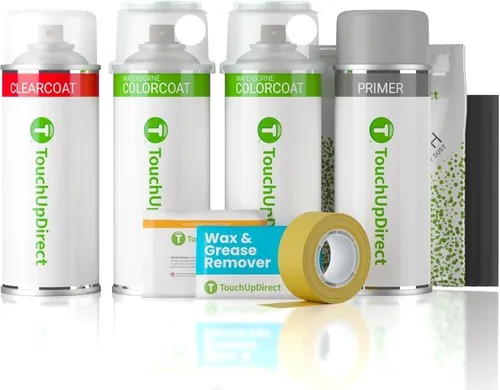 Vista 93 de TouchUpDirect 1J7 Atomic Silver Metallic Compatible con Lexus Exact Match - Aerosol de pintura de retoque - Kit esencial