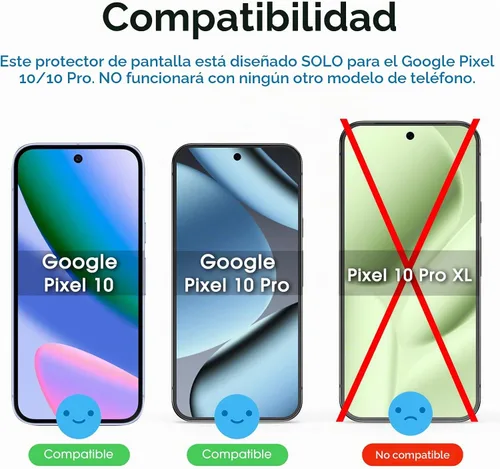 Vista 3 de amFilm Protector de pantalla OneTouch para Google Pixel 9 Pro/Pixel 9